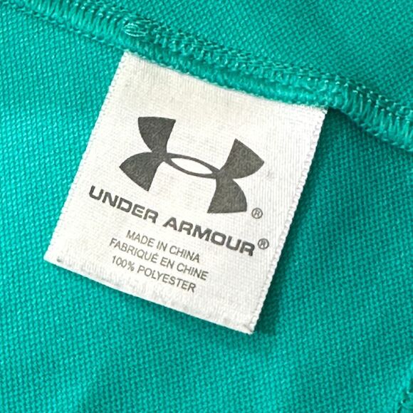Under Armour All Season Pullover Women’s Sz.S Teal Lightweight 1/4 Zip Running - Picture 4 of 10